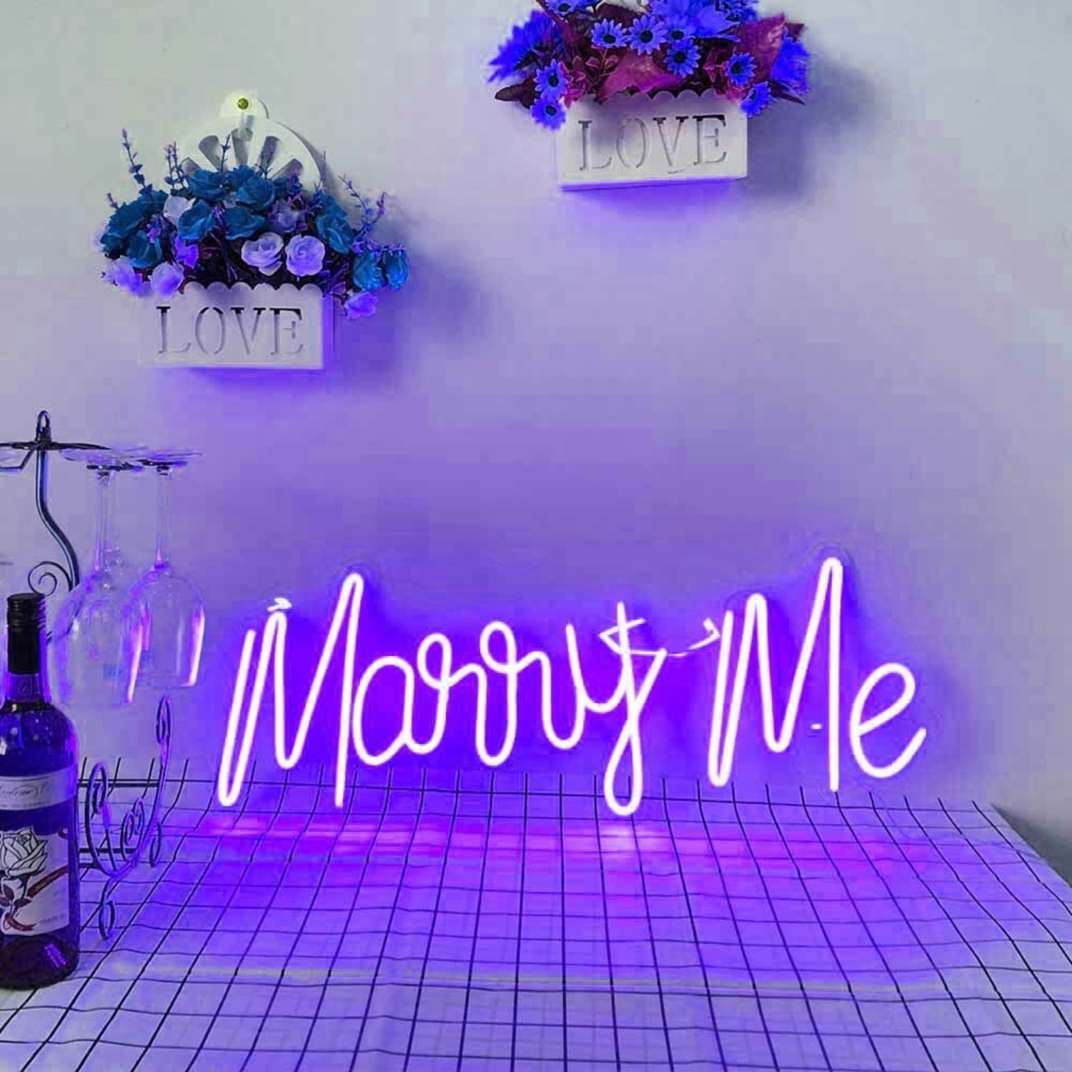Marry Me Proposal Style 3 Neon Sign | Shineneon