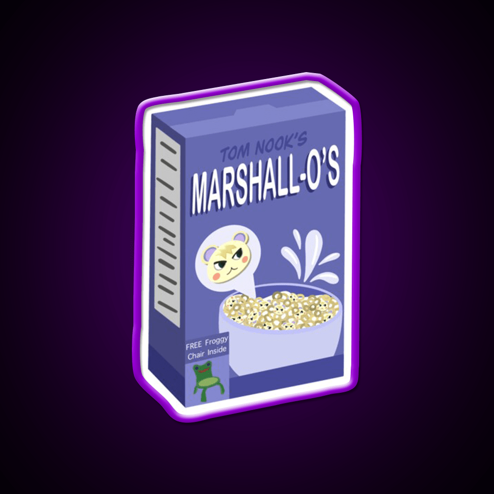 Marshall O S Cereal Snack Food Led Neon Sign Rgb Color - Shineneon