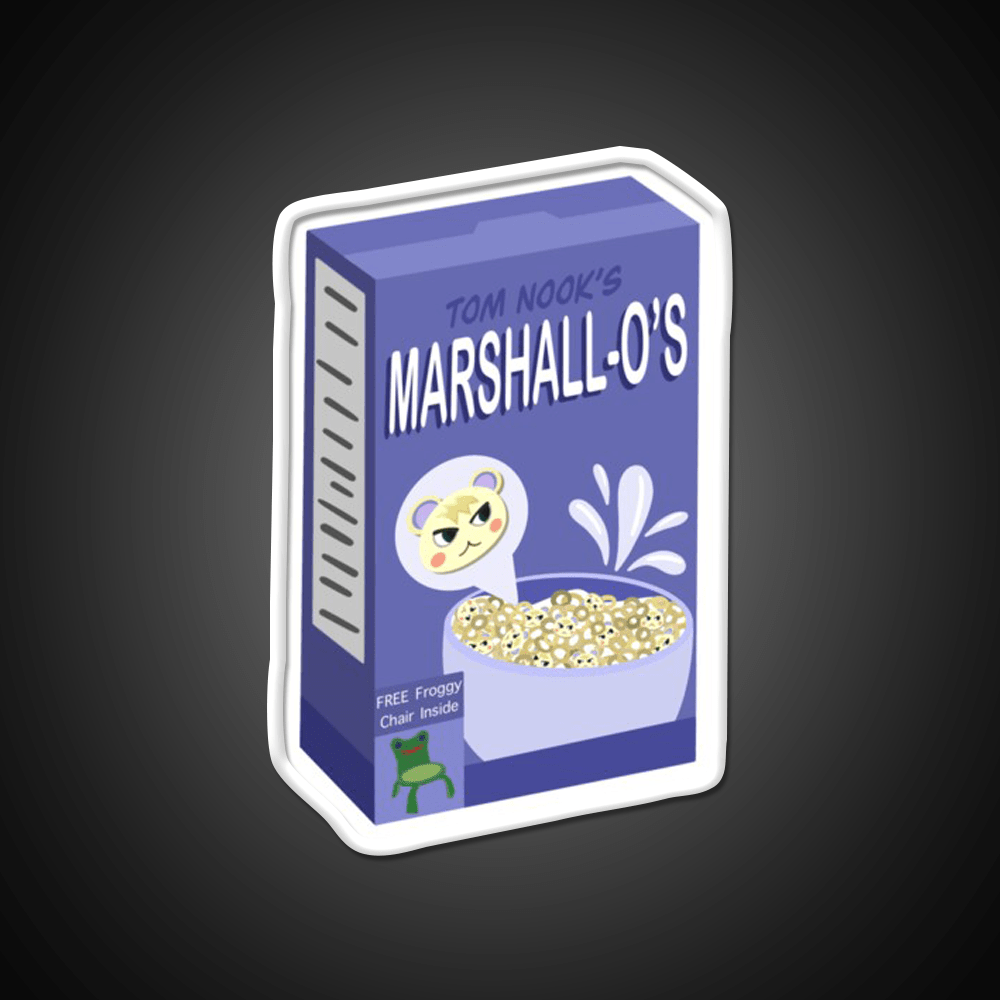 Marshall O S Cereal Snack Food Led Neon Sign Rgb Color - Shineneon