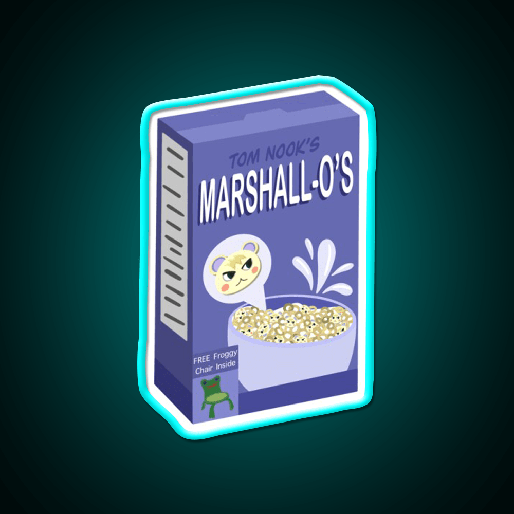 Marshall O S Cereal Snack Food Led Neon Sign Rgb Color - Shineneon