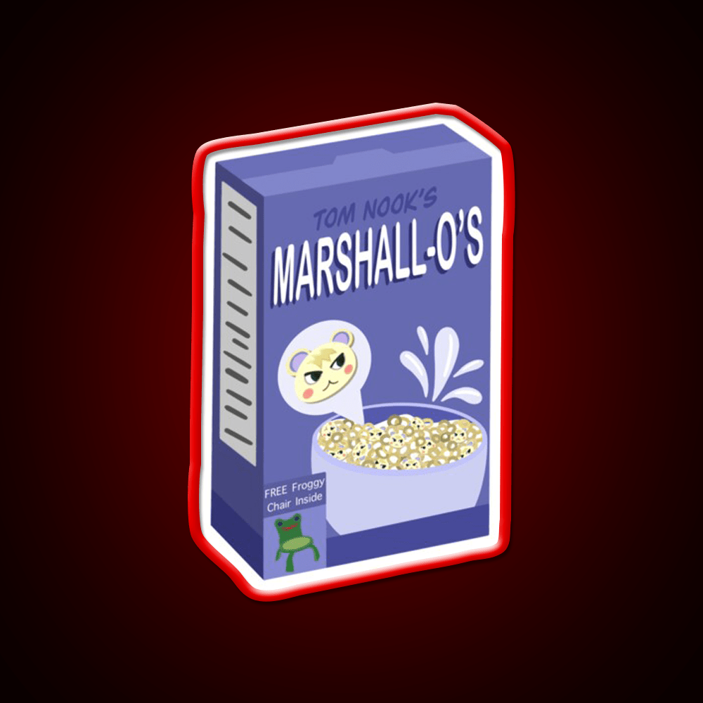 Marshall O S Cereal Snack Food Led Neon Sign Rgb Color - Shineneon