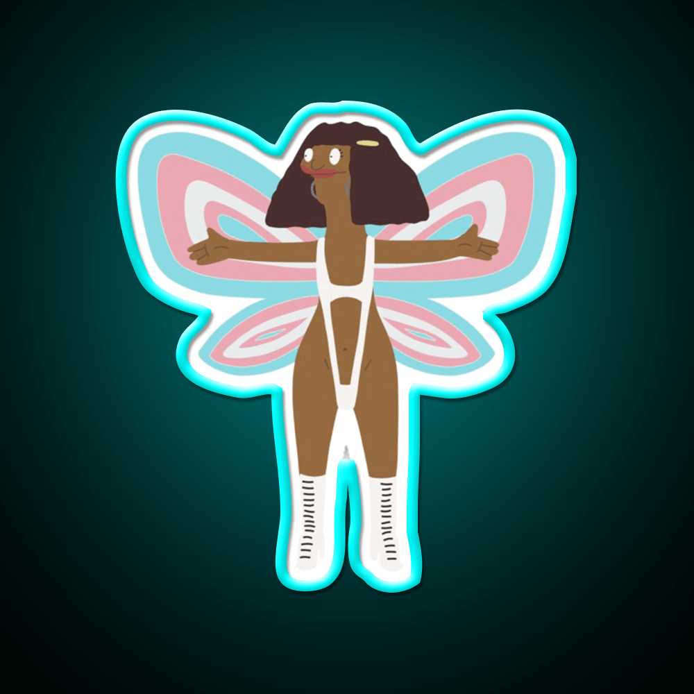 Marshmallow Trans Fairy Fast Food Led Neon Sign For Burger Place Rgb Color - Shineneon