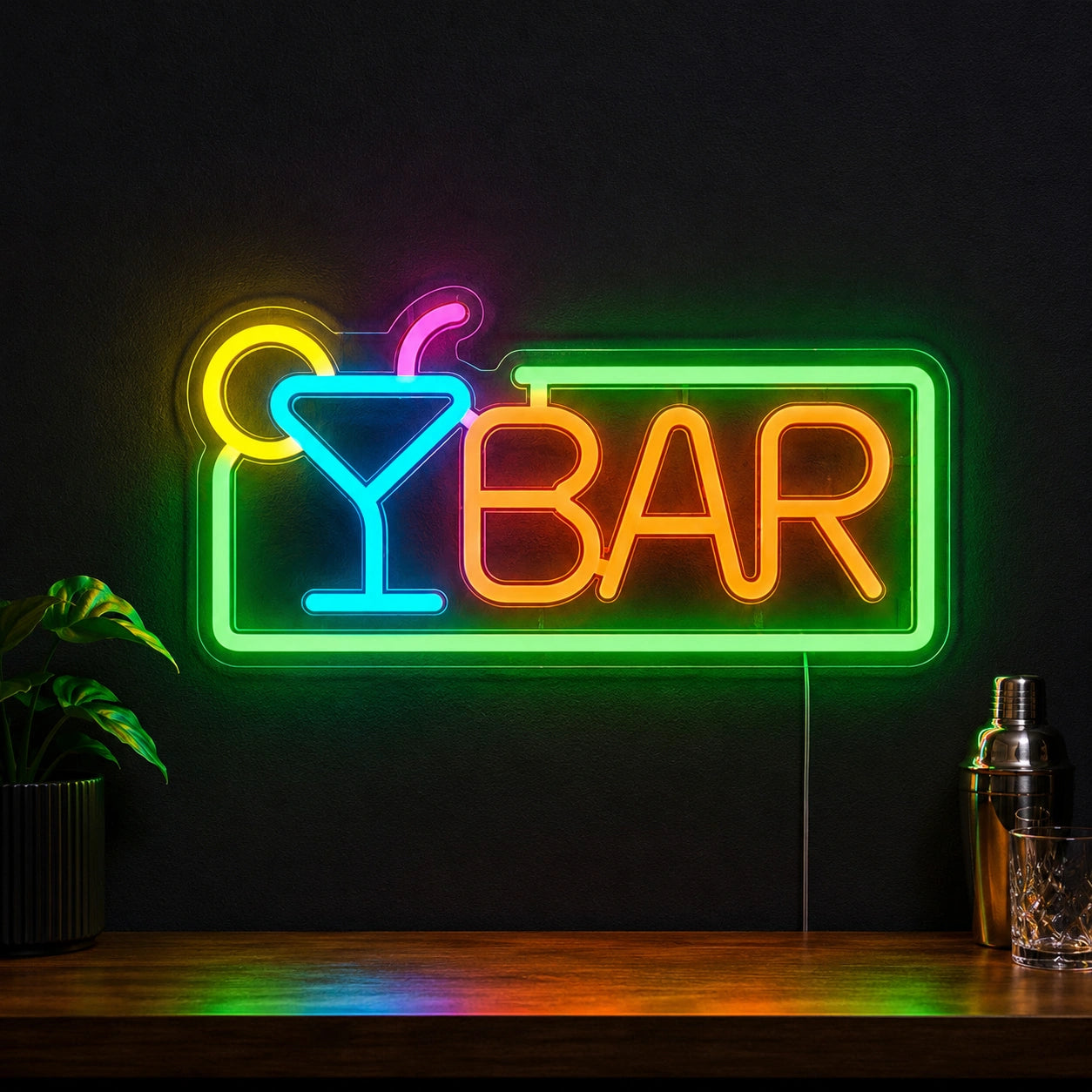 Martini Bar Neon Sign LED Neon Sign high-converting product image
