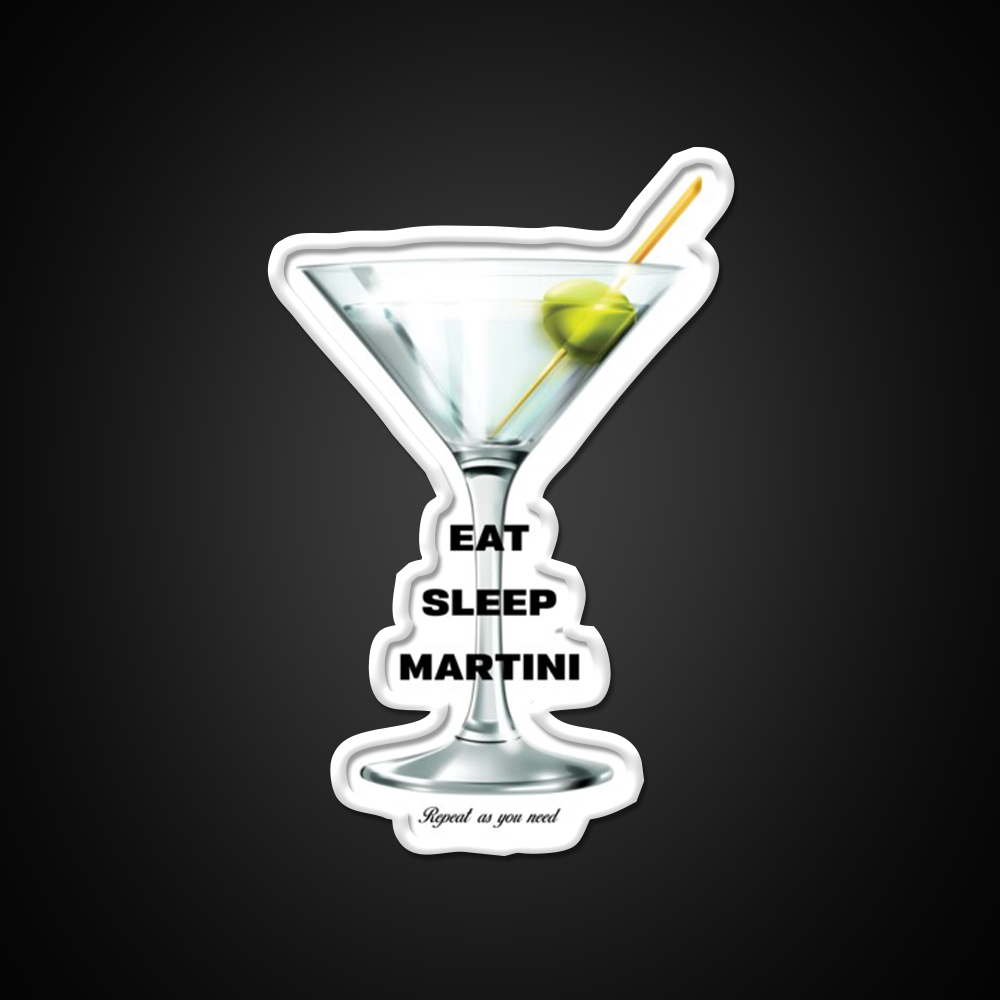 Martini Cocktail Bar Decor Led Neon Sign For Cocktail Lovers Rgb Color - LED neon sign view 11