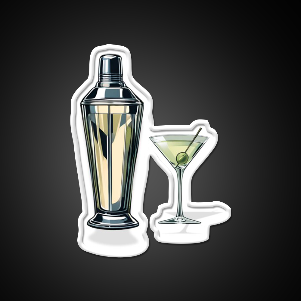 Martini Cocktail Bar Decor Led Neon Sign Rgb Color - LED neon sign view 11