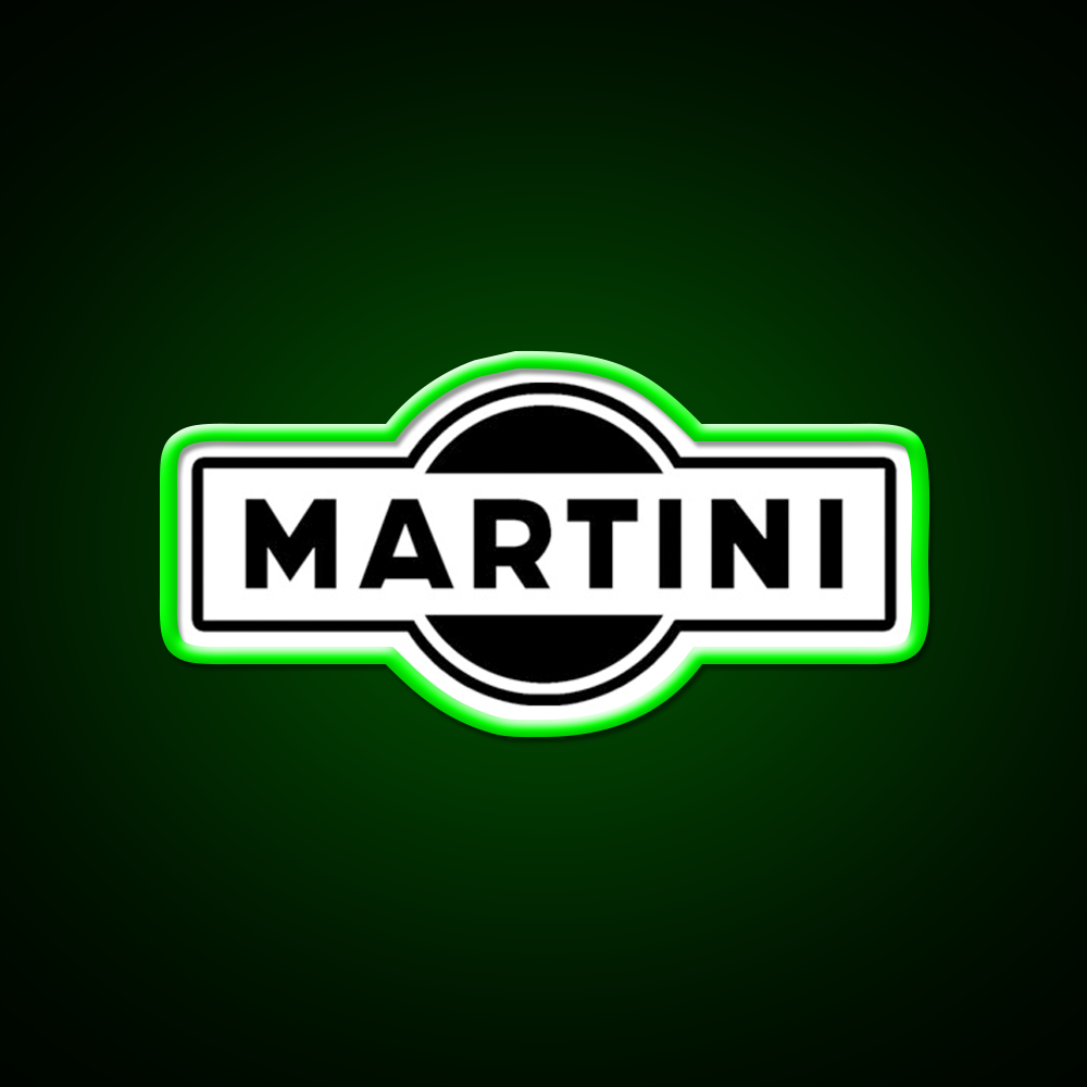 Martini Logo Simple Cocktail Bar Decor Led Neon Sign Rgb Color - LED neon sign view 8