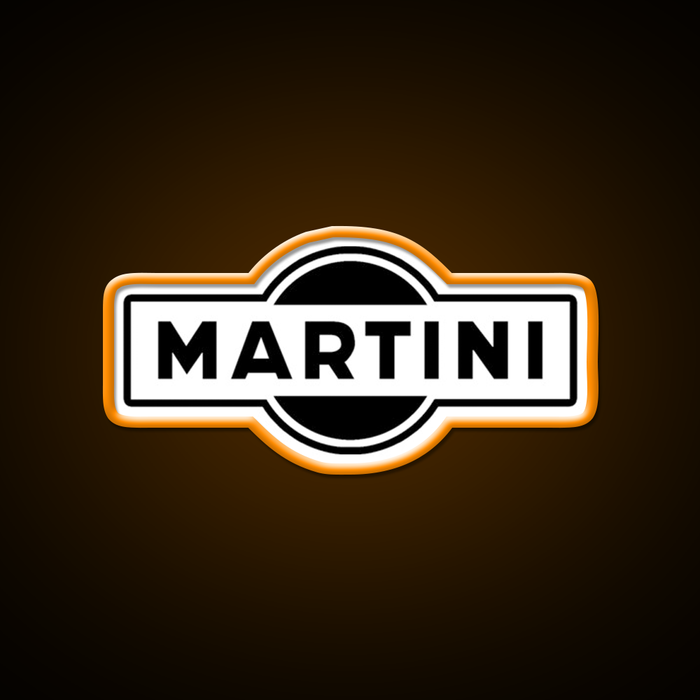 Martini Logo Simple Cocktail Bar Decor Led Neon Sign Rgb Color - LED neon sign view 6