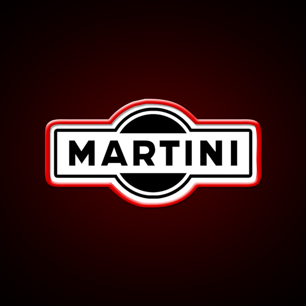Martini Logo Simple Cocktail Bar Decor Led Neon Sign Rgb Color - LED neon sign view 10