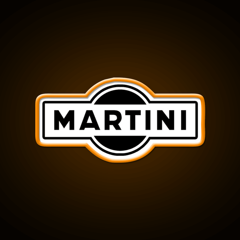 Martini Logo Simple Cocktail Bar Decor Led Neon Sign Rgb Color - Shineneon