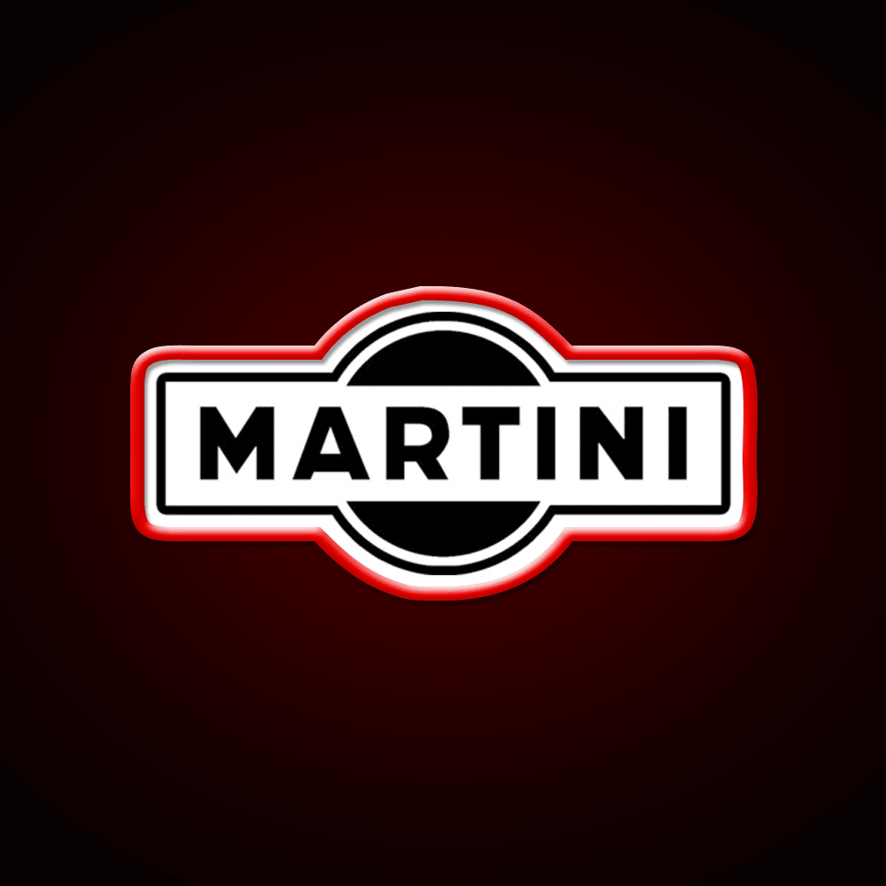 Martini Logo Simple Cocktail Bar Decor Led Neon Sign Rgb Color - Shineneon