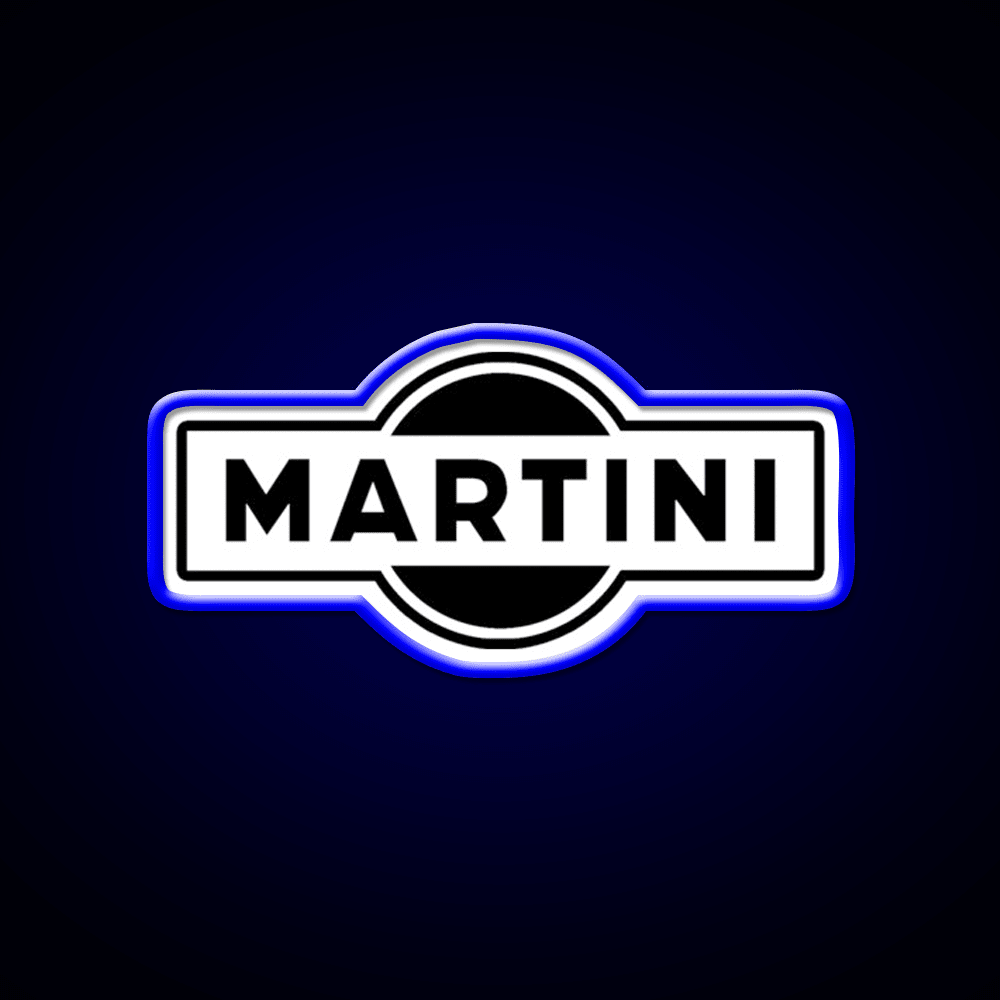 Martini Logo Simple Cocktail Bar Decor Led Neon Sign Rgb Color - Shineneon