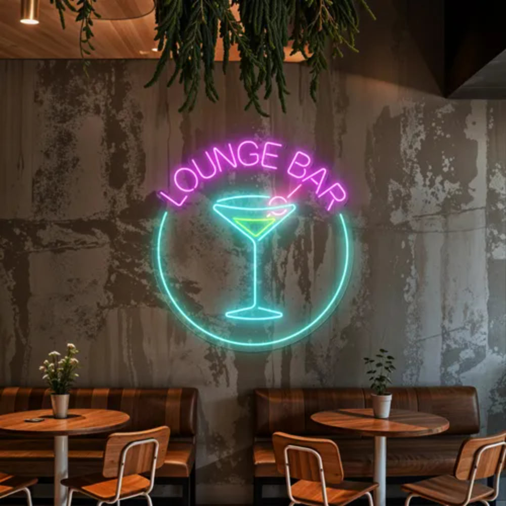 Martini Lounge Bar Led Neon Sign | Shineneon