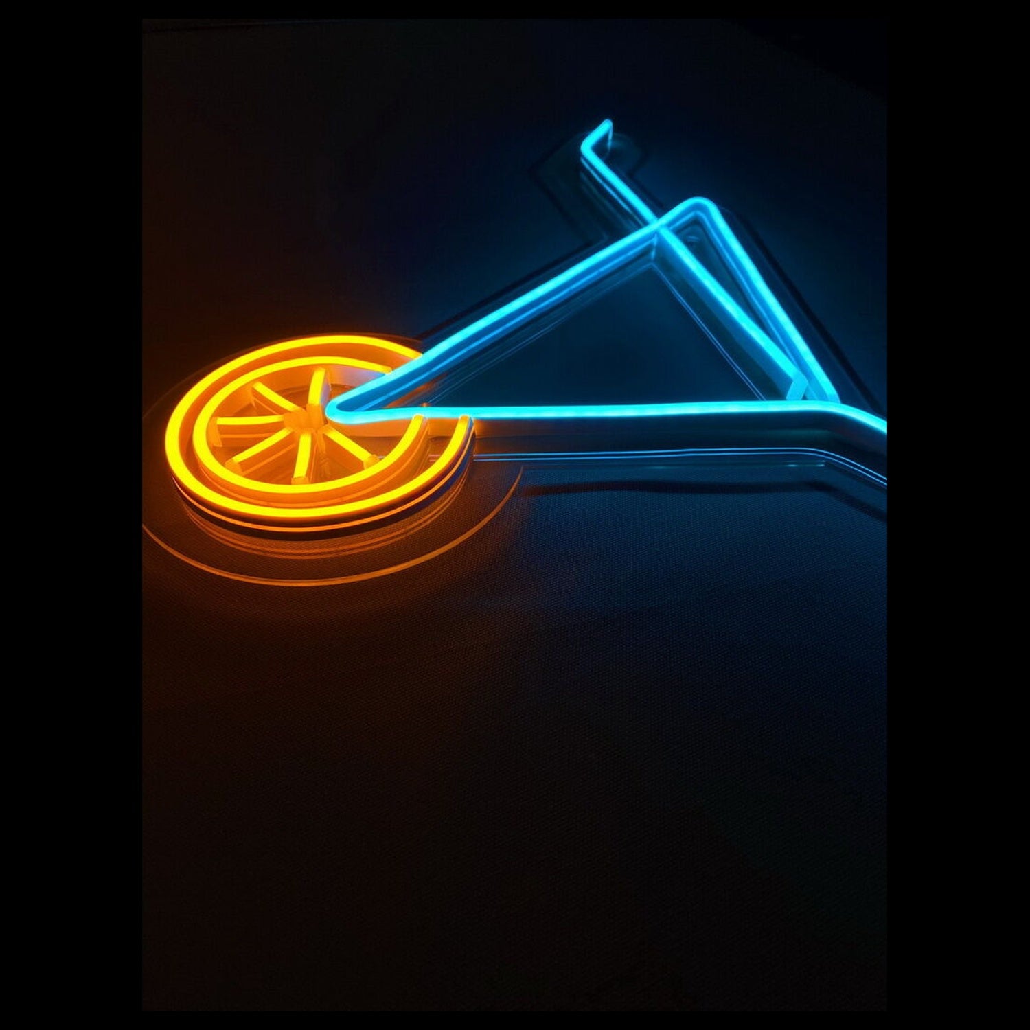 Martini With Lemon Led Neon Sign | Shineneon