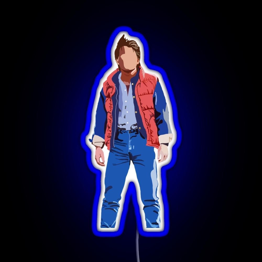 Marty Mcfly Rgb Led Neon Sign Pop Wall Art - Shineneon