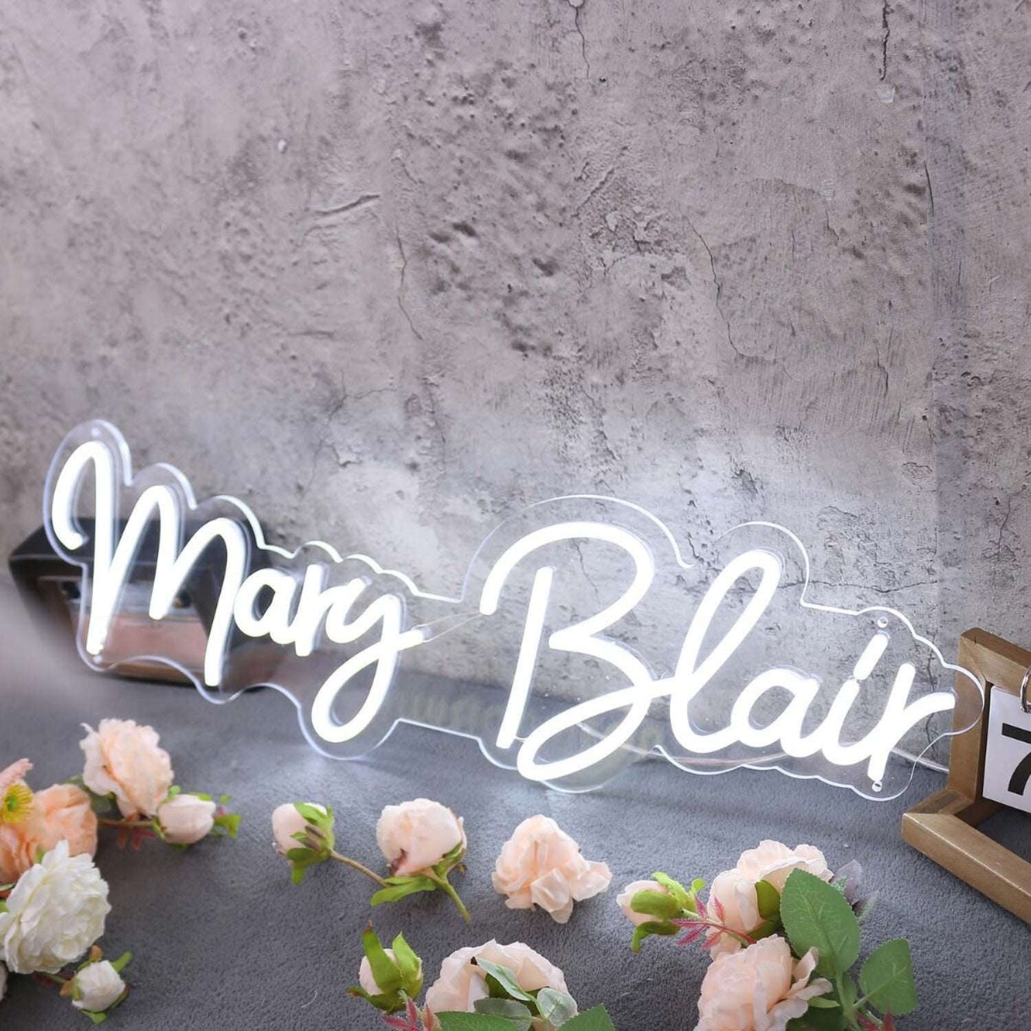 Mary Blair White Led Neon Sign - Shineneon