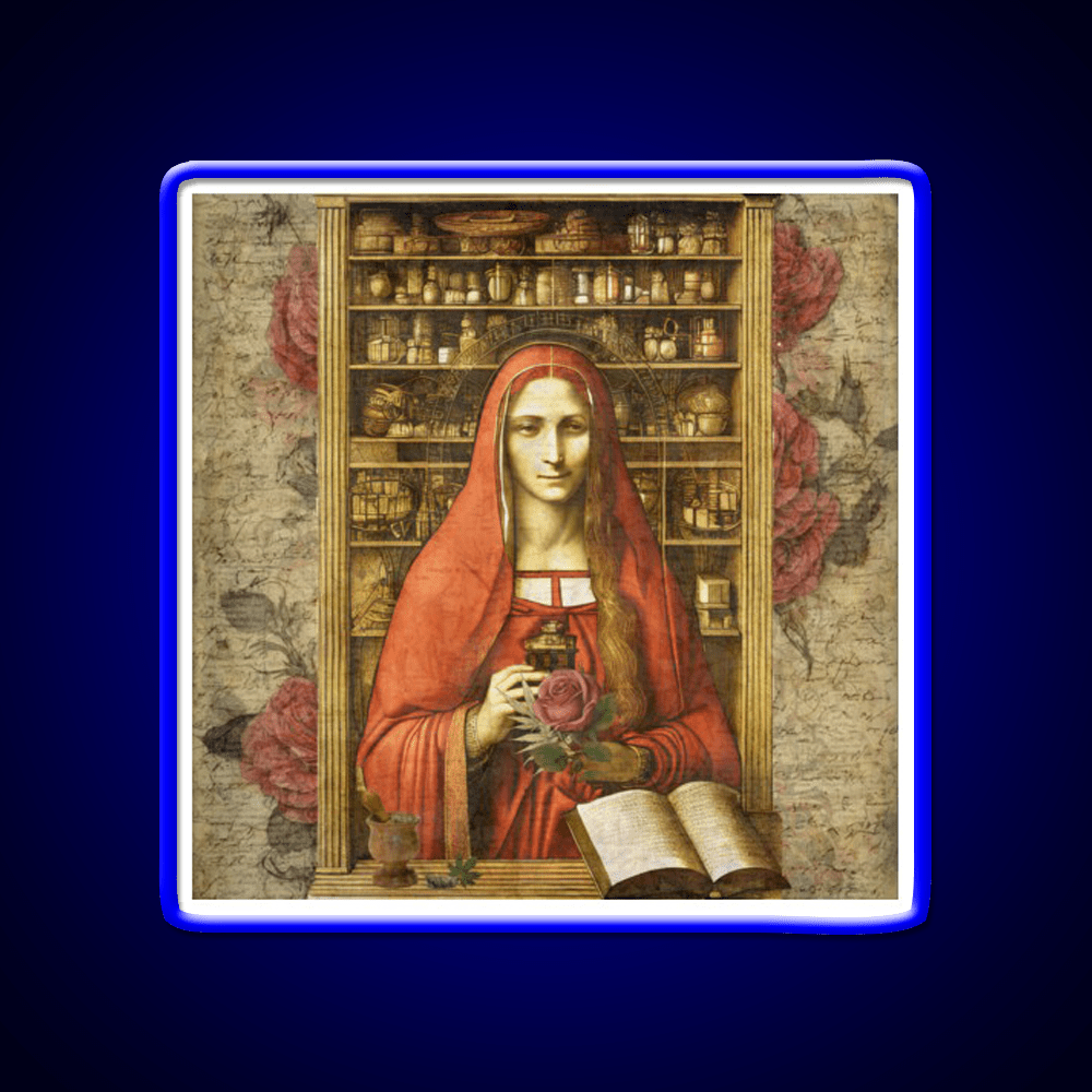 Mary Magdalene Apothecary Hemp Inspired Green Leaf Led Neon Sign Rgb Color - Shineneon