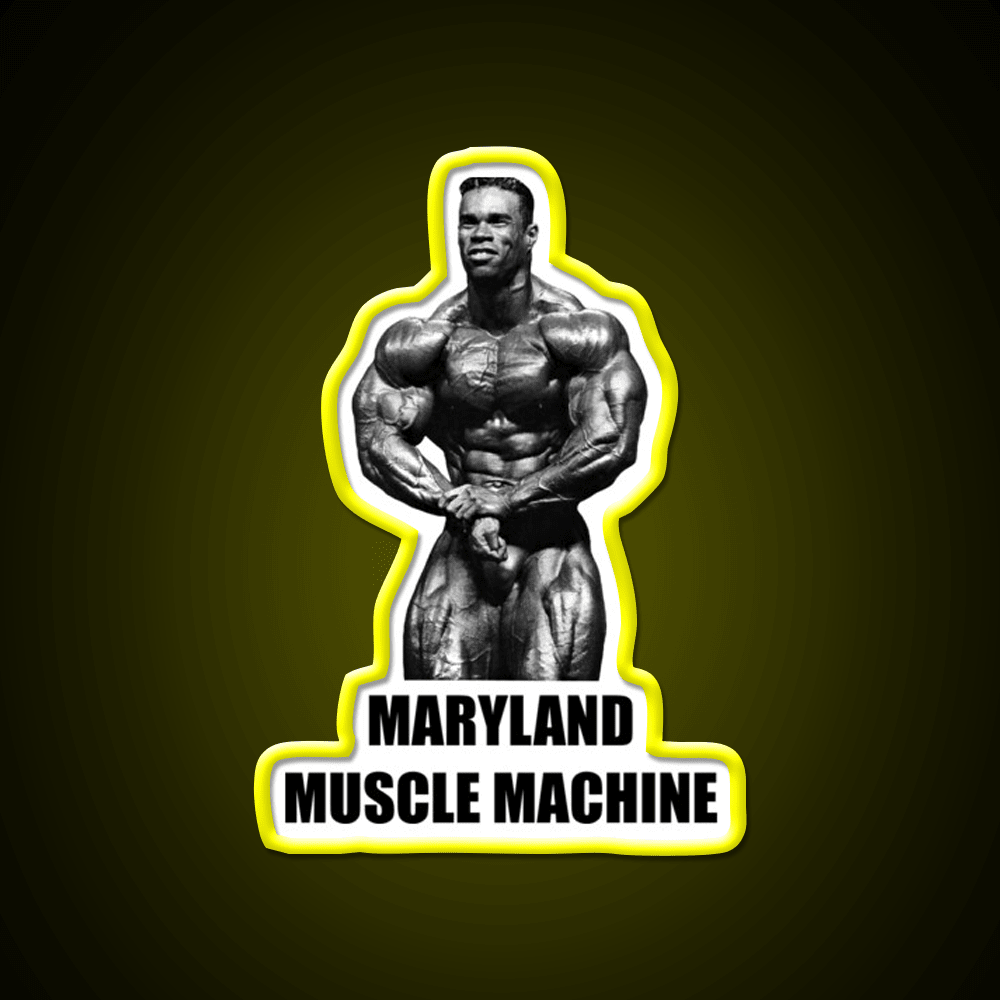 Maryland Muscle Machine Gym Fitness Led Neon Sign Rgb Color - Shineneon