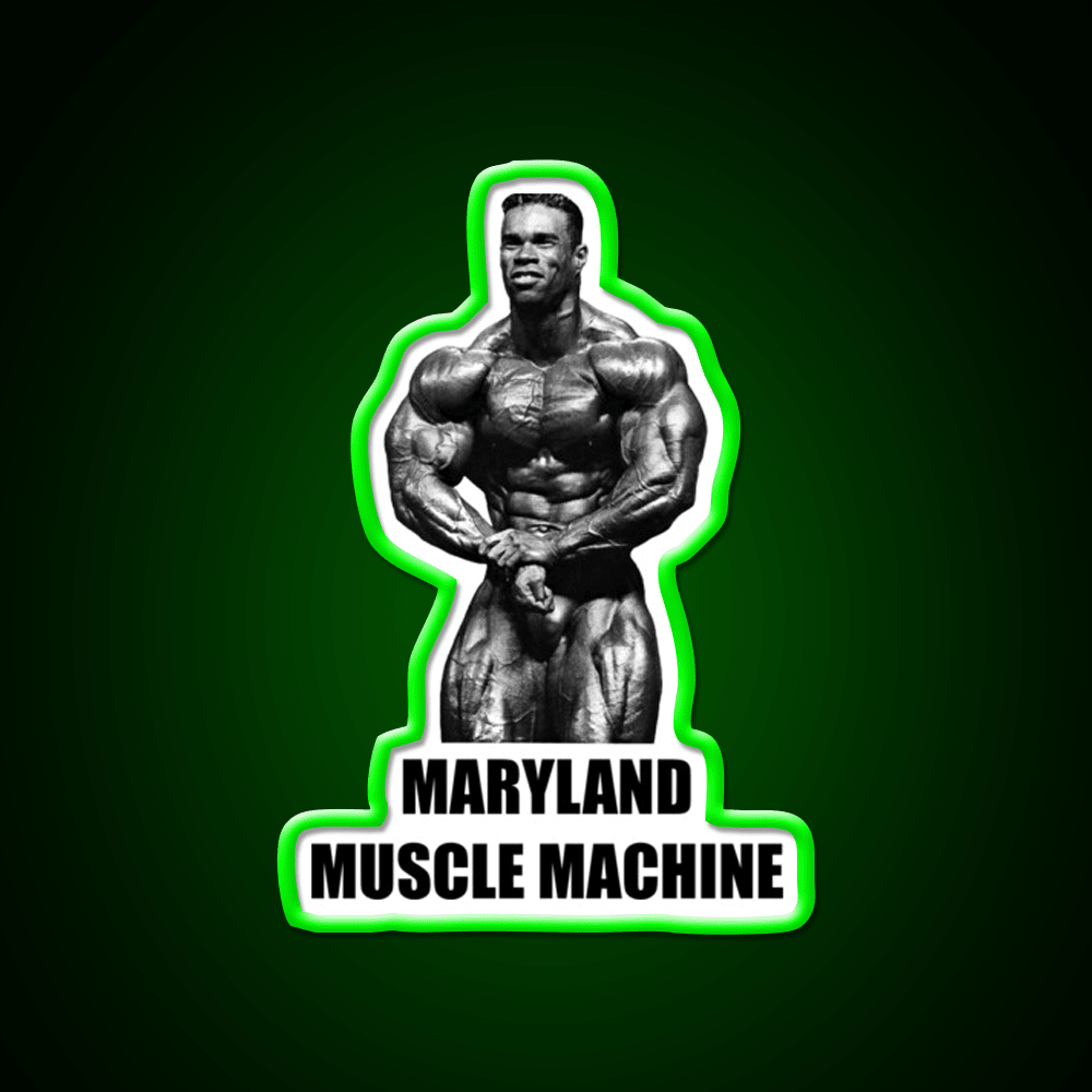 Maryland Muscle Machine Gym Fitness Led Neon Sign Rgb Color - Shineneon