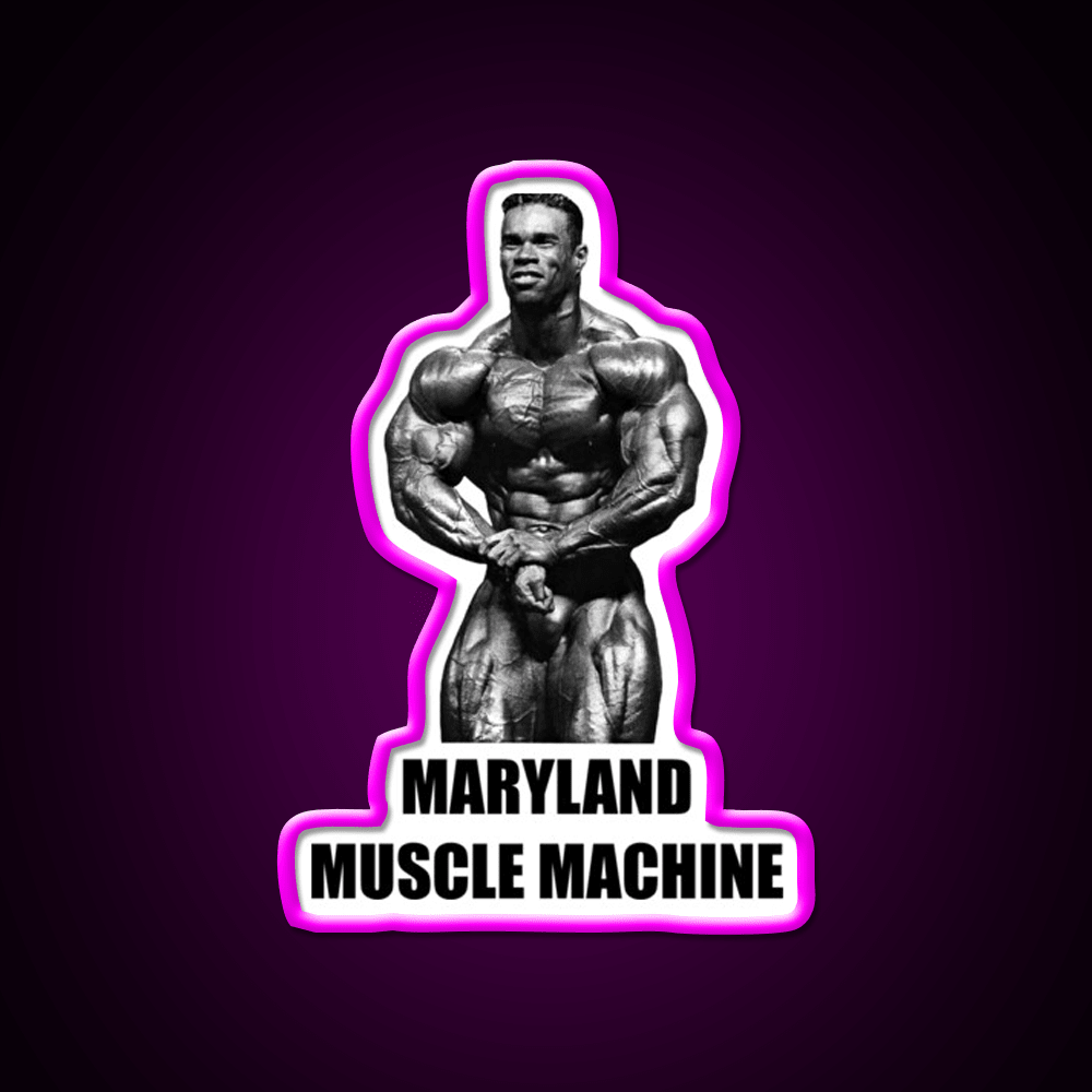 Maryland Muscle Machine Gym Fitness Led Neon Sign Rgb Color - Shineneon