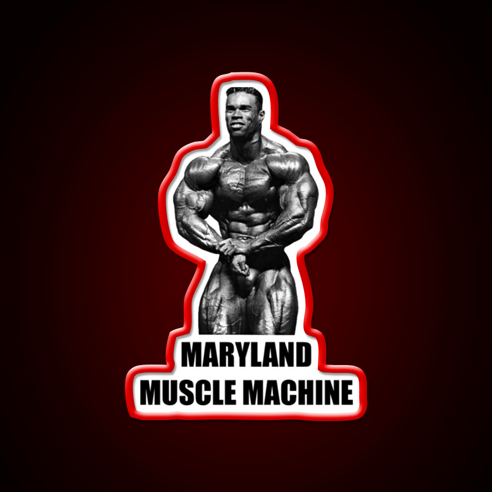 Maryland Muscle Machine Gym Fitness Led Neon Sign Rgb Color - Shineneon