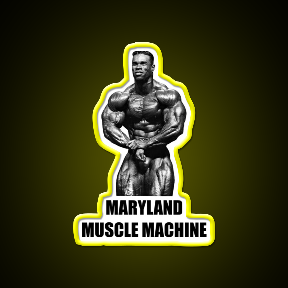 Maryland Muscle Machine Gym Fitness Led Neon Sign Rgb Color - LED neon sign view 7