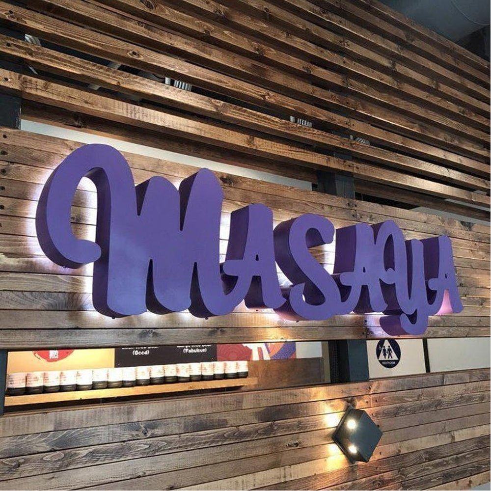 Masaya 3D Backlit Channel Letters Led Light Sign - Shineneon