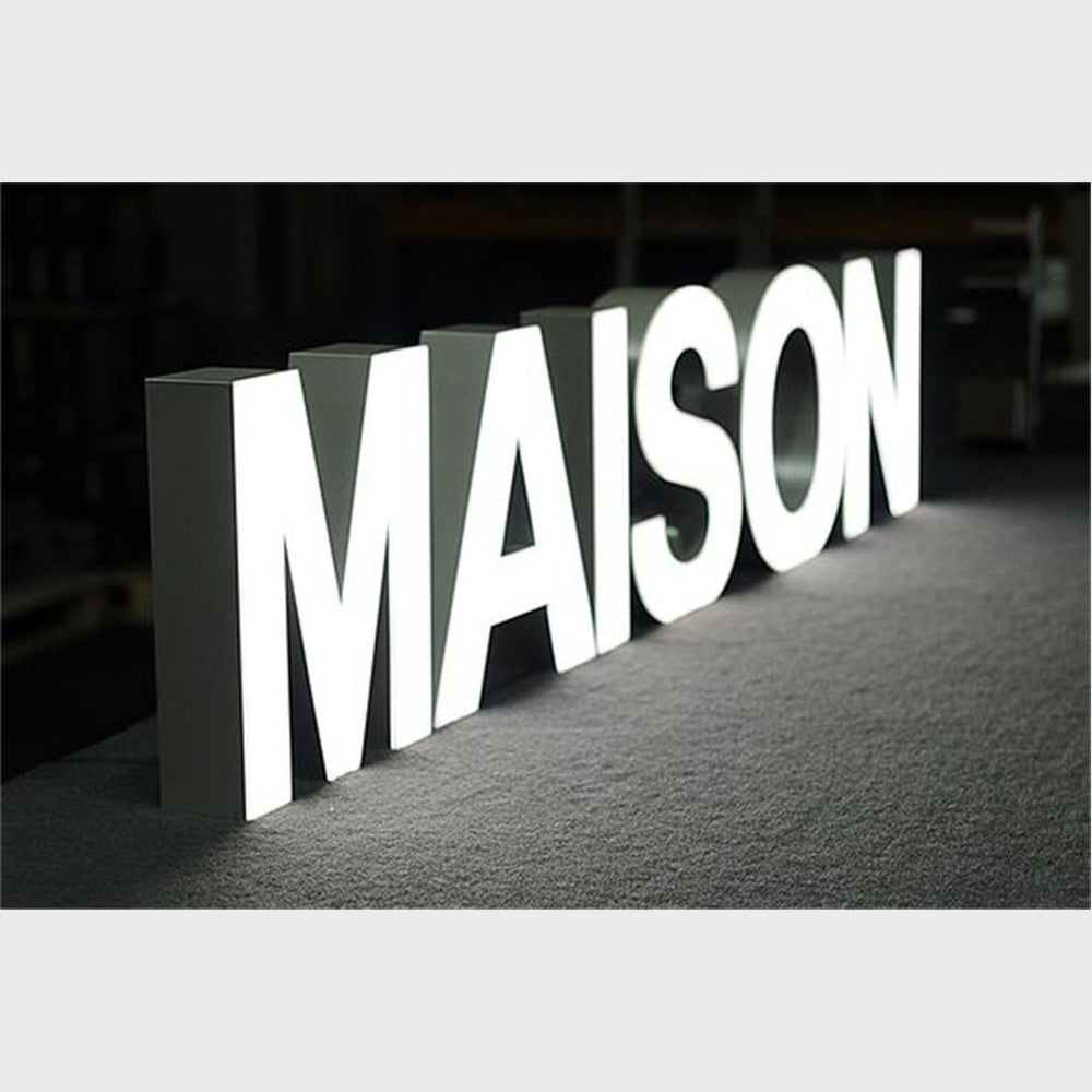 Masion 3D Frontlit Channel Letters Led Light Sign
