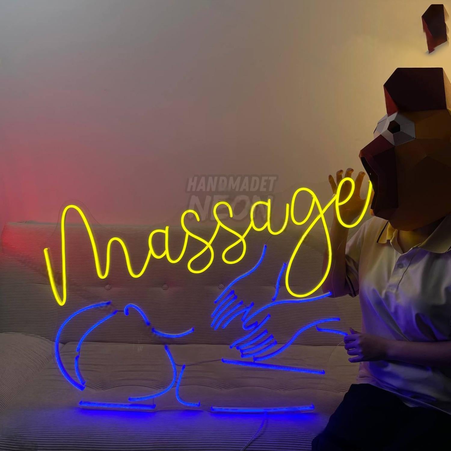 Massage Led Neon Sign Salon Led Neon Sign | Shineneon
