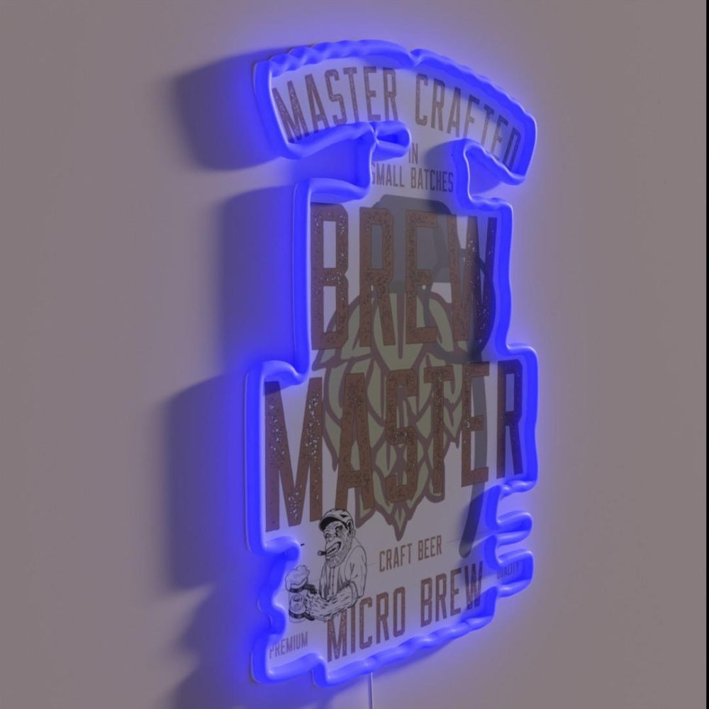 Master Brewer Rgb Led Neon Sign - LED neon sign close-up detail