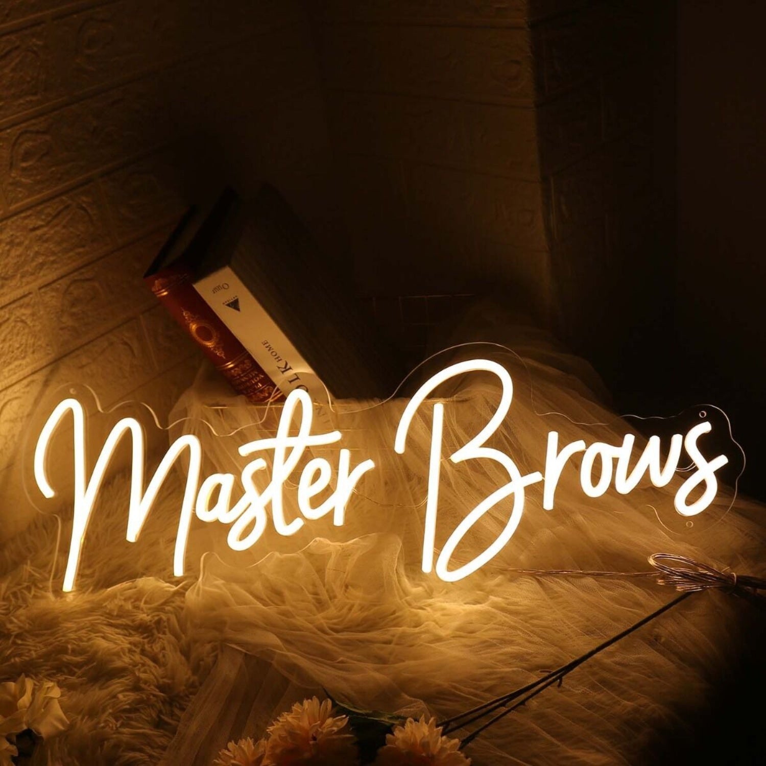 Master Brows Yellow Led Neon Sign - Shineneon