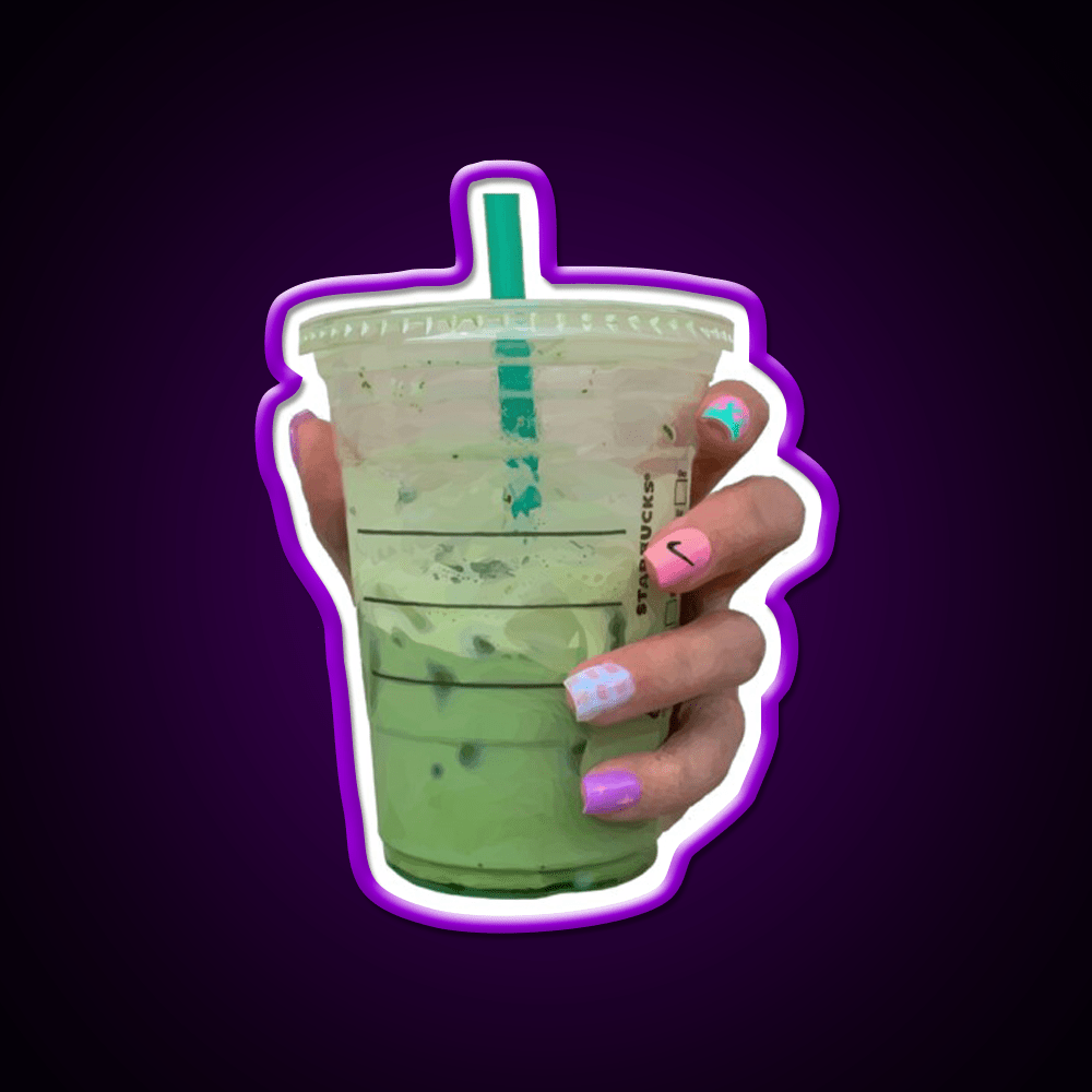 Matcha Please Nail Salon Led Neon Sign Rgb Color - Shineneon