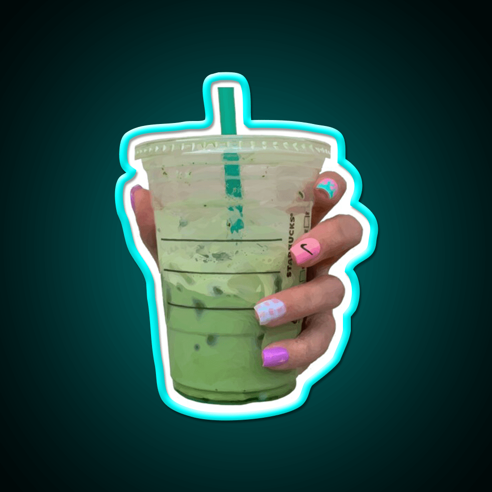 Matcha Please Nail Salon Led Neon Sign Rgb Color - Shineneon