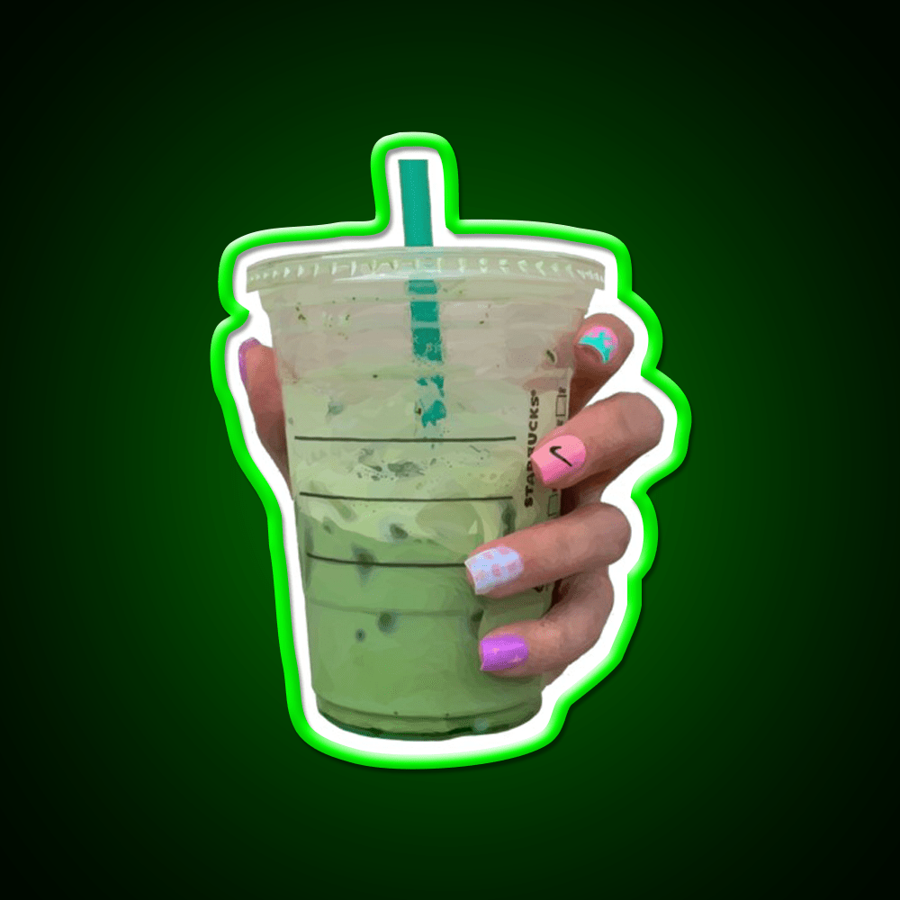 Matcha Please Nail Salon Led Neon Sign Rgb Color - Shineneon