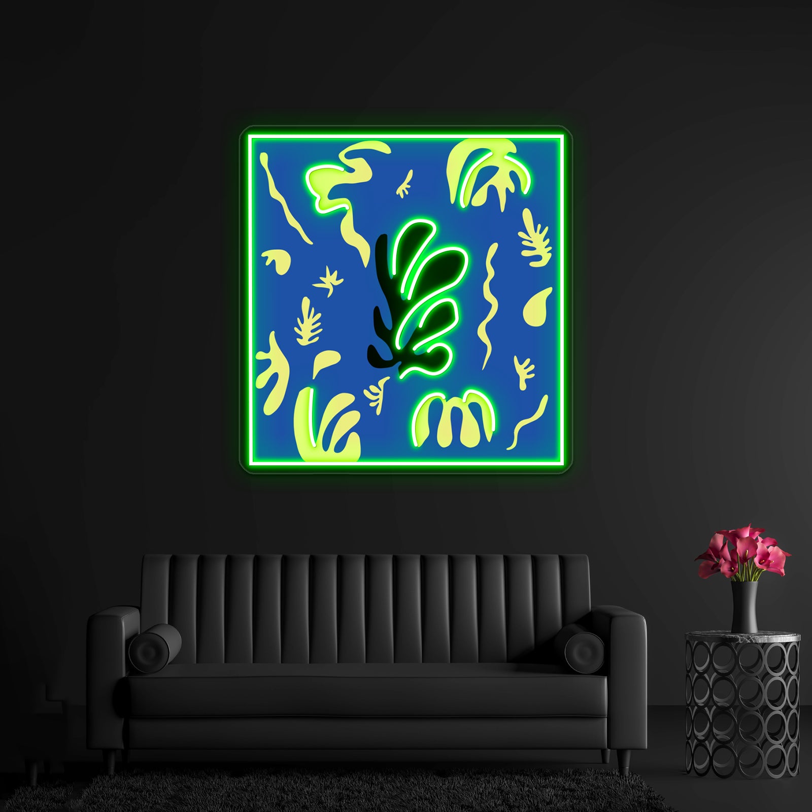 Matisse Leaves Cut Out 2 Wall Artwork Neon Signs | Shineneon