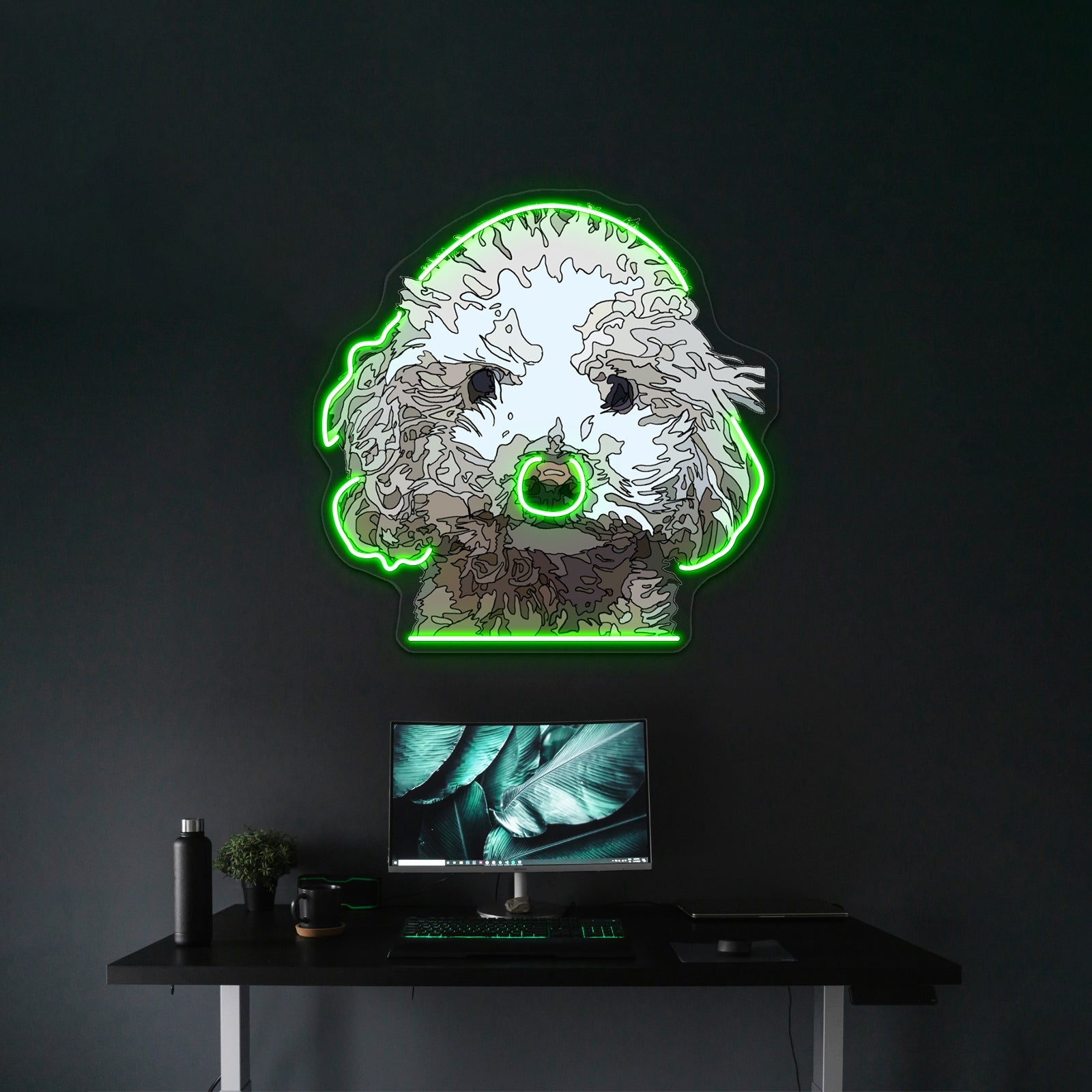 Matlipoo Pop Art Portrait Artwork Neon Wall Signs - Shineneon