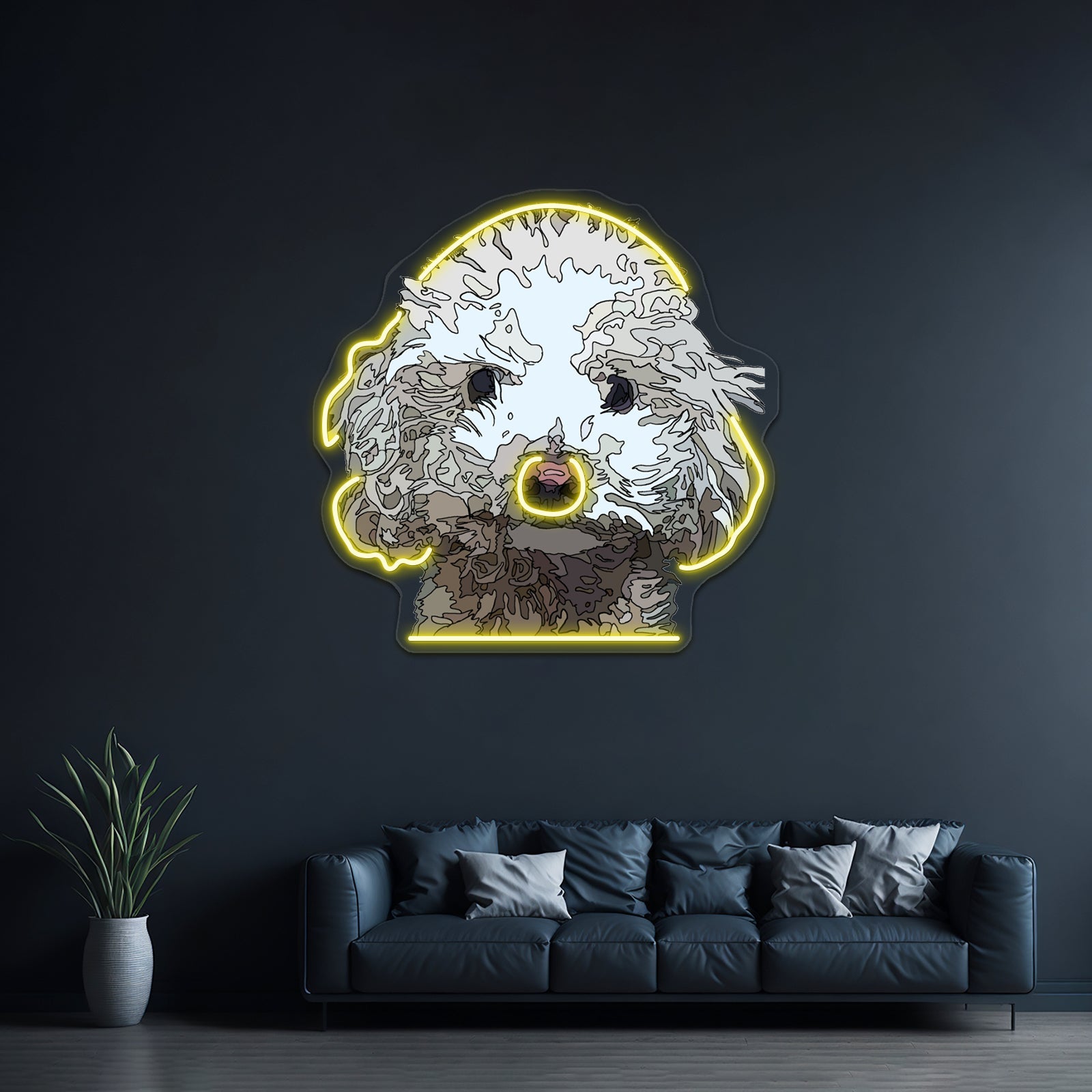 Matlipoo Pop Art Portrait Artwork Neon Wall Signs - Shineneon