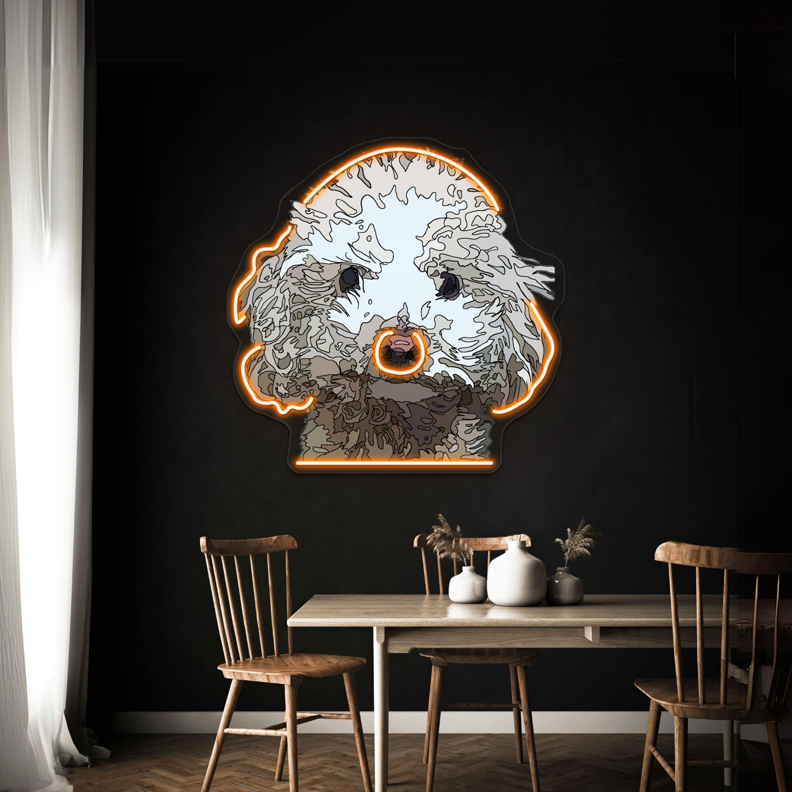 Matlipoo Pop Art Portrait Artwork Neon Wall Signs - Shineneon