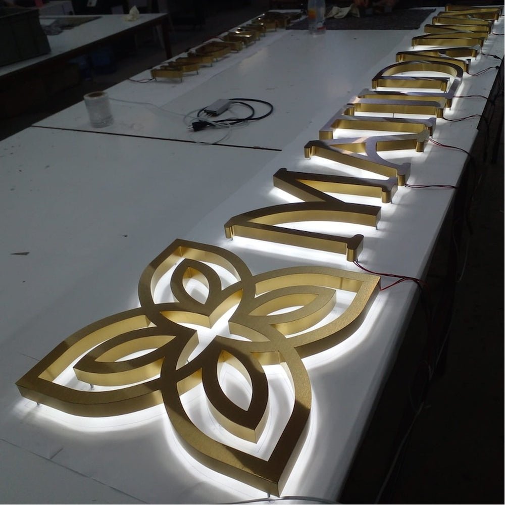 Maudam With Logo 3D Backlit Channel Letters Led Light Sign - Shineneon