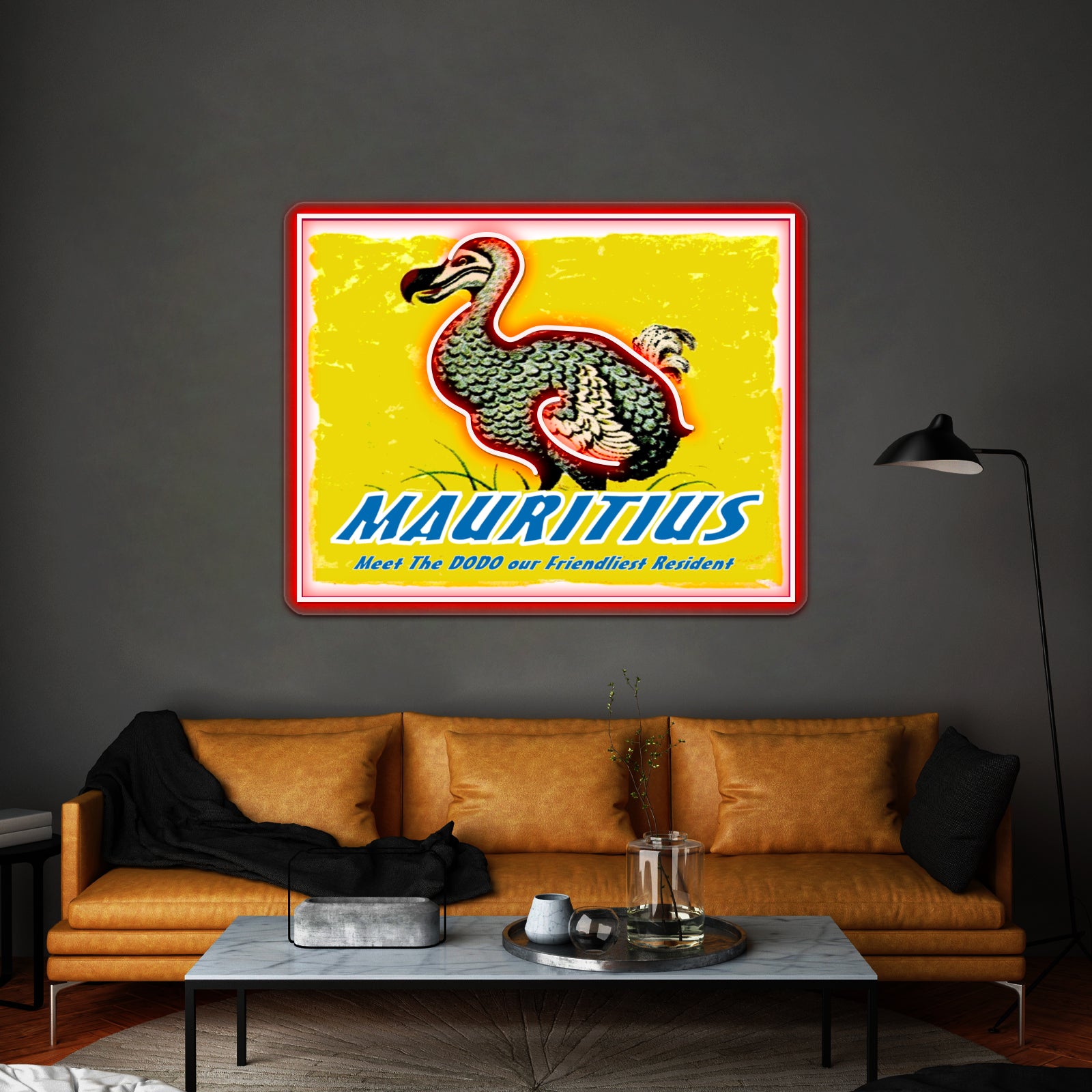Mauritius Vintage Travel And Tourism Advertising Print Wall Artwork Neon Signs | Shineneon