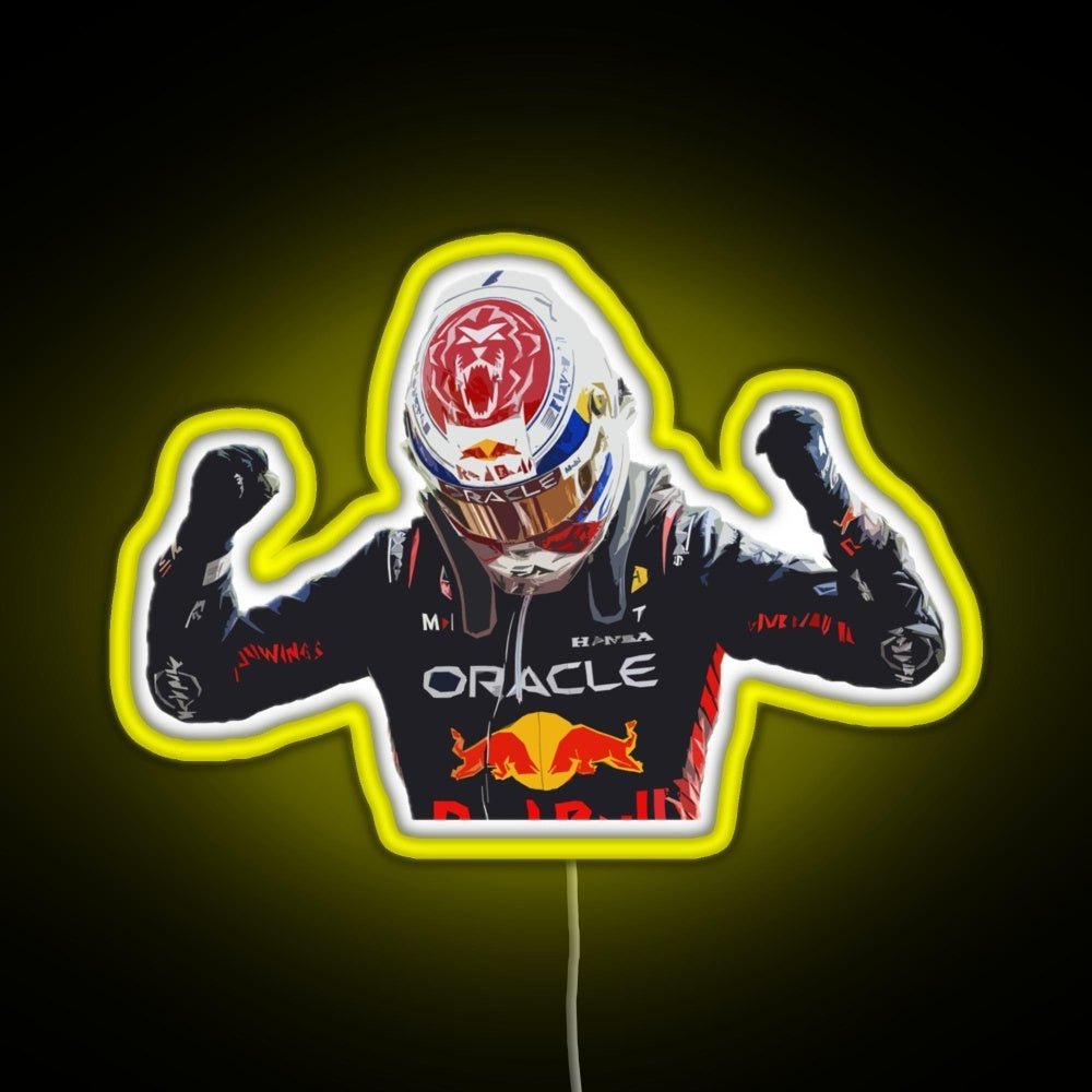Max Verstappen Rgb Led Neon Sign Pop Wall Art - Shineneon