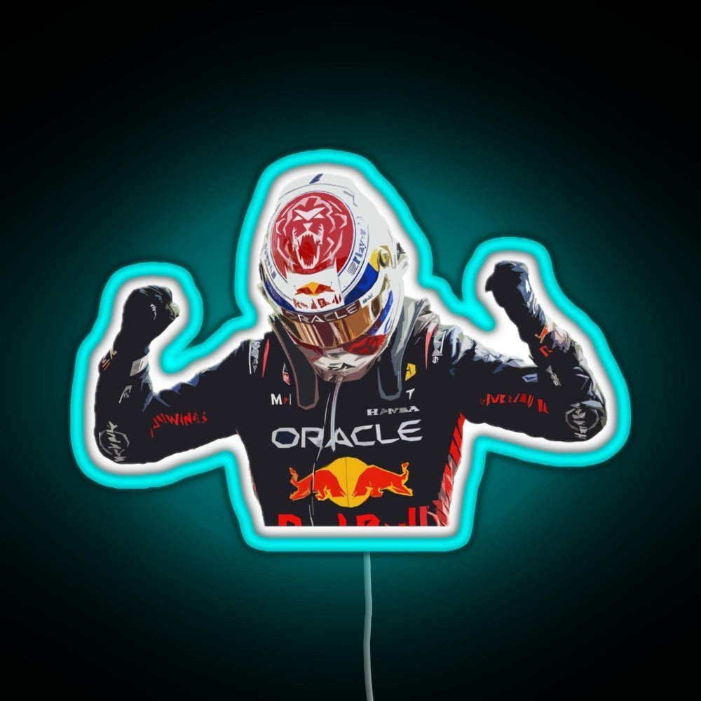 Max Verstappen Rgb Led Neon Sign Pop Wall Art - Shineneon