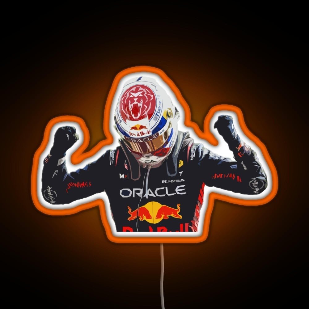 Max Verstappen Rgb Led Neon Sign Pop Wall Art - Shineneon