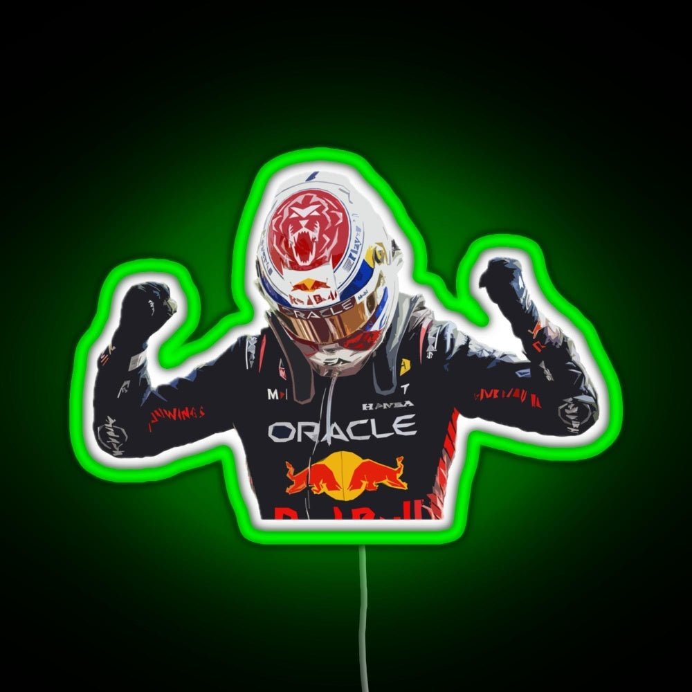 Max Verstappen Rgb Led Neon Sign Pop Wall Art - Shineneon
