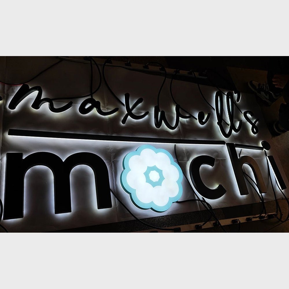 Maxwell Mochi 3D Frontlit And Backlit Channel Letter Led Light Sign - Shineneon