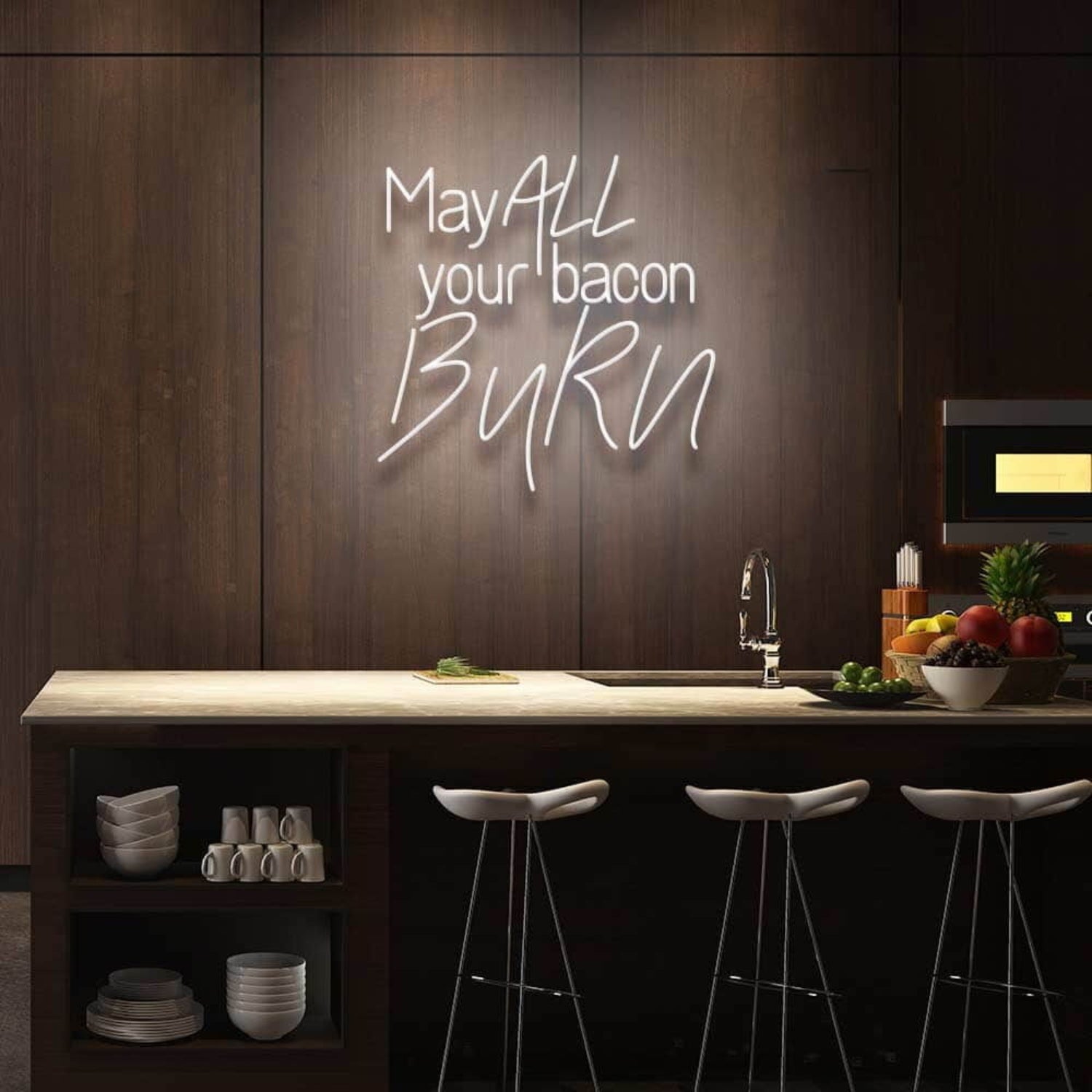 May All Your Bacon Burn Led Neon Sign | Shineneon