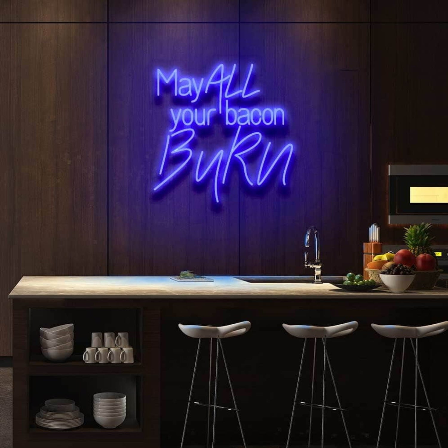 May All Your Bacon Burn Led Neon Sign | Shineneon