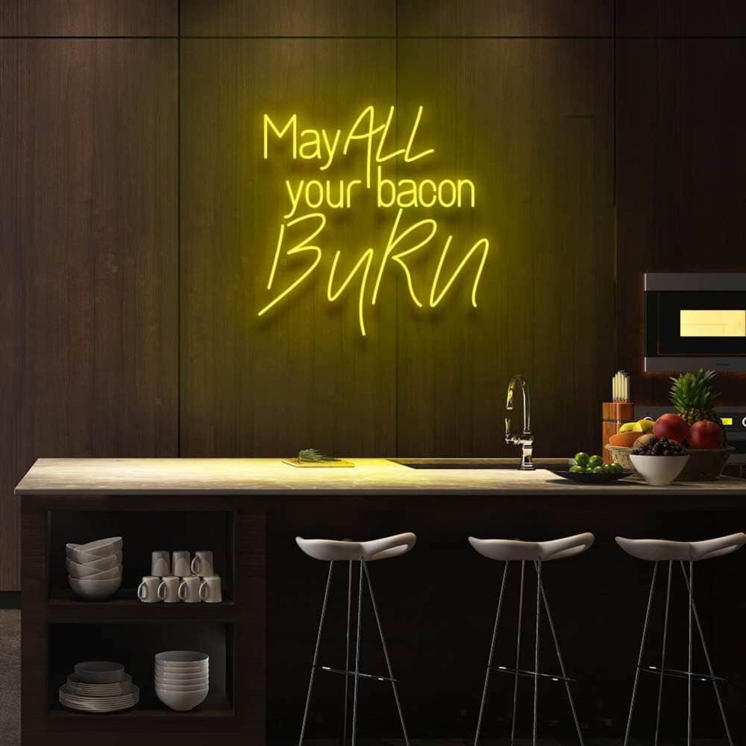 May All Your Bacon Burn Led Neon Sign | Shineneon