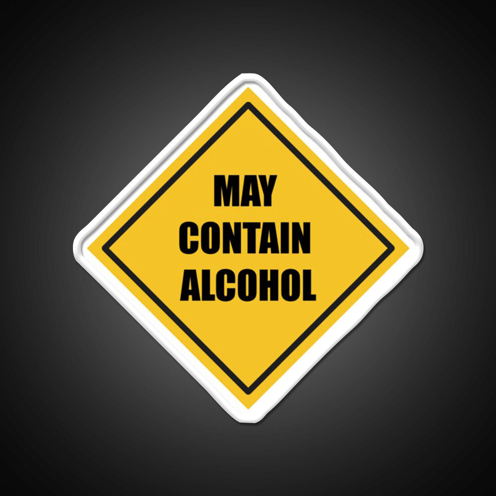 May Contain Alcohol Sign Whiskey Drink Bar Led Neon Sign Rgb Color - Shineneon