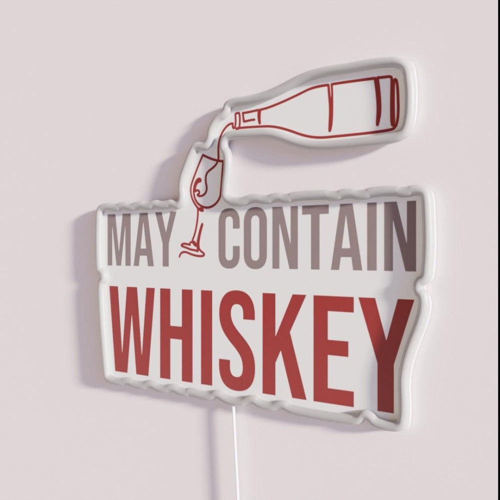 May Contain Whiskey Rgb Led Neon Sign