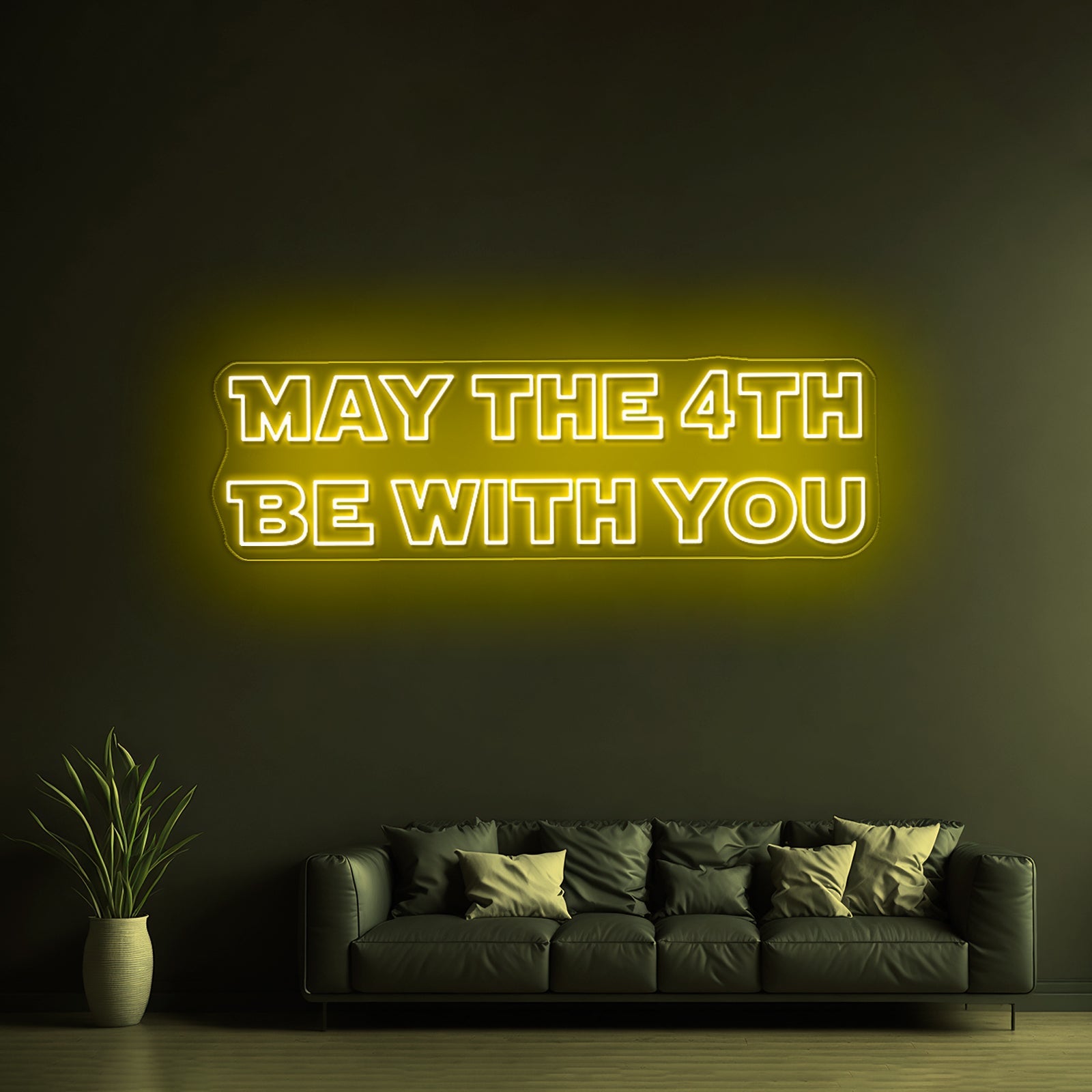 May The Force Be With You Neon Light Personalized Light Signs - Shineneon